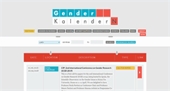 Desktop Screenshot of genderkalendern.org